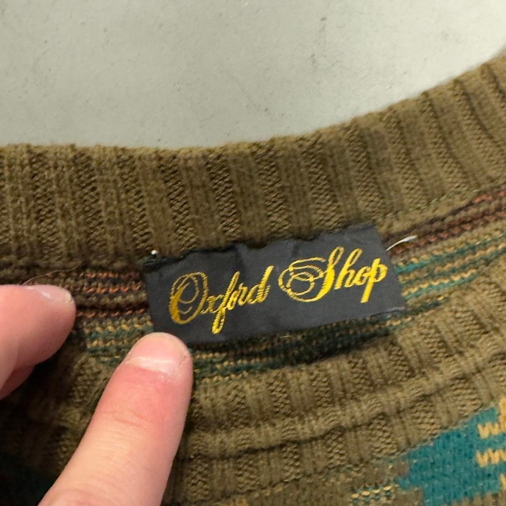 Vintage 90s multicolored pattern sweater - Picture 2 of 6